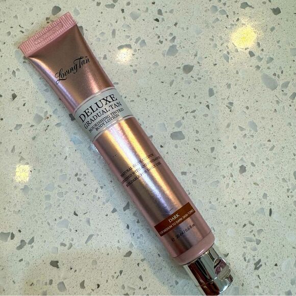 Deluxe Gradual Tan Nourishing Tinted Body Lotion- Dark 20ml/0.6 fl.oz. Brand new - Picture 1 of 14